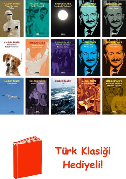 Haldun Taner 15 Kitap Seti + Türk Klasiği Hediye