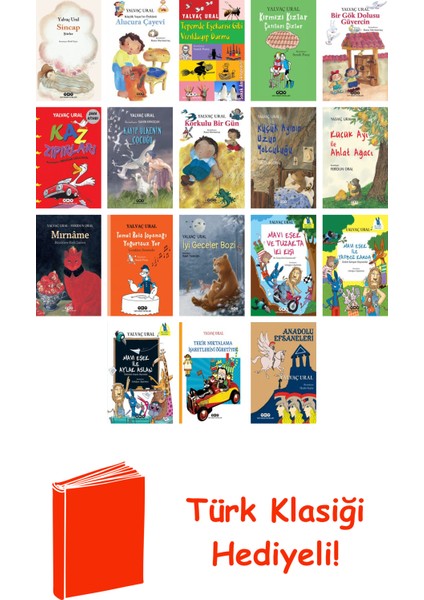 Yalvaç Ural 18 Kitap Seti + Türk Klasiği Hediye