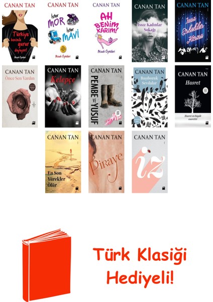 Canan Tan 13 Kitap Seti + Türk Klasiği Hediye