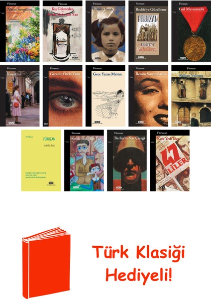 Füruzan 14 Kitap Seti + Türk Klasiği Hediye