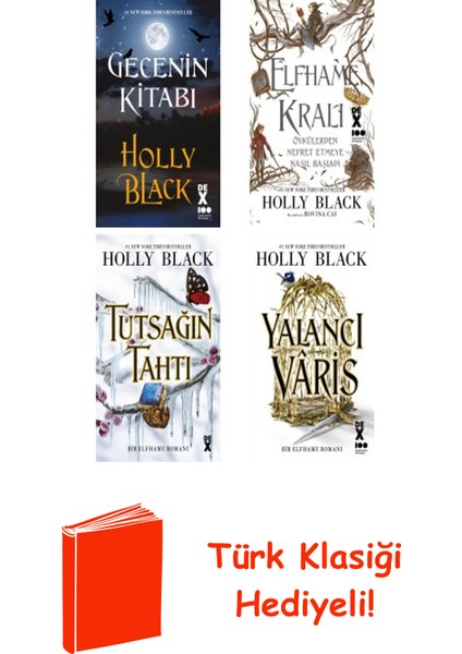 Holly Black 4 Kitap Seti + Türk Klasiği Hediye