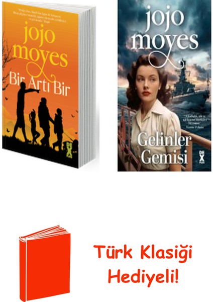 Jojo Moyes 2 Kitap Seti + Türk Klasiği Hediye