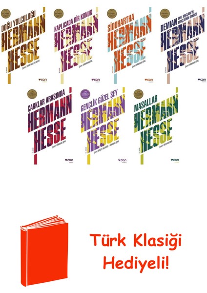 Hermann Hesse 7 Kitap Seti + Türk Klasiği Hediye