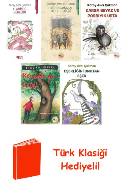 Koray Avcı Çakman 5 Kitap Seti + Türk Klasiği Hediye