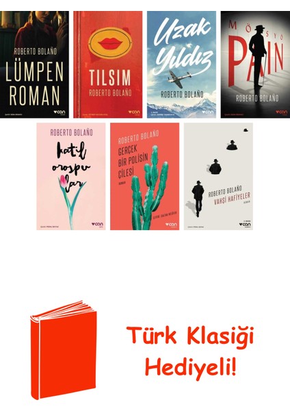 Roberto Bolaño 7 Kitap Seti + Türk Klasiği Hediye