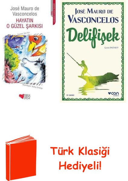 José Mauro De Vasconcelos 2 Kitap Seti + Türk Klasiği Hediye