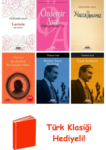 Özdemir Asaf 6 Kitap Seti + Türk Klasiği Hediye