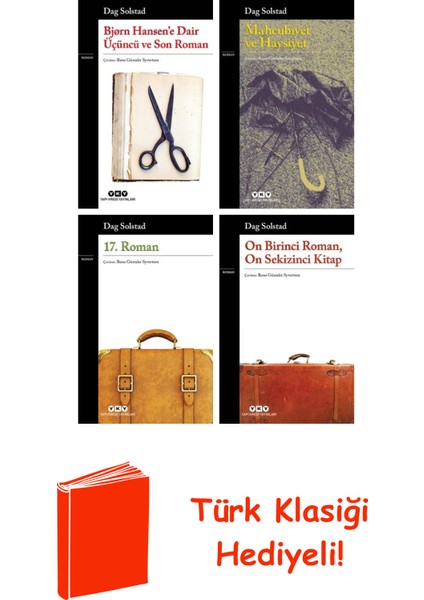 Dag Solstad 4 Kitap Seti + Türk Klasiği Hediye