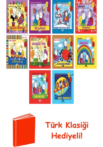 Erika Bartos 10 Kitap Seti + Türk Klasiği Hediye