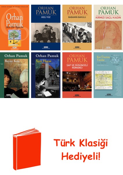 Orhan Pamuk 8 Kitap Seti + Türk Klasiği Hediye