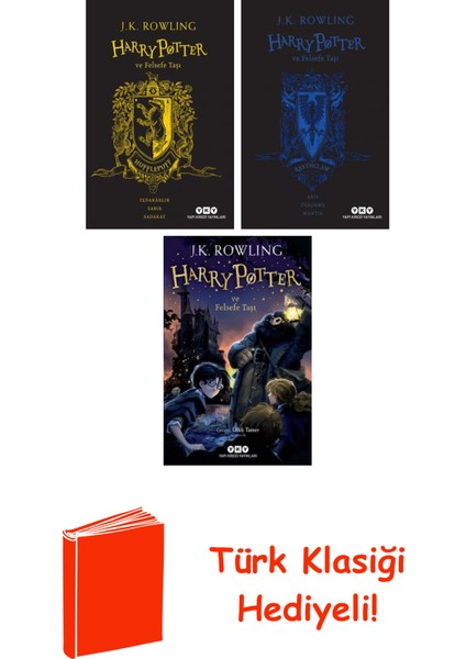 J.k. Rowling 3 Kitap Seti + Türk Klasiği Hediye