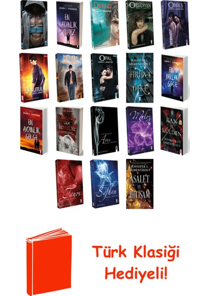 Jennifer L. Armentrout 18 Kitap Seti + Türk Klasiği Hediye