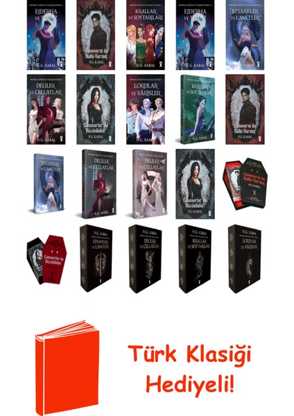 N. G. Kabal 20 Kitap Seti + Türk Klasiği Hediye