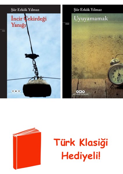 Şiir Erkök Yılmaz 2 Kitap Seti + Türk Klasiği Hediye