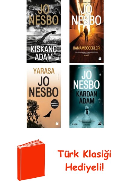 Jo Nesbo 4 Kitap Seti + Türk Klasiği Hediye