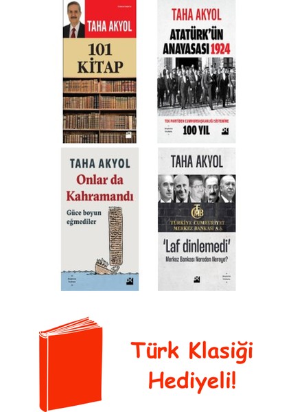 Taha Akyol 4 Kitap Seti + Türk Klasiği Hediye