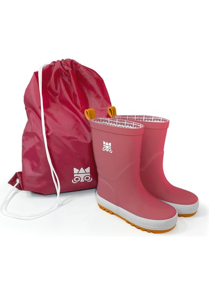 Tilaloc Pembe Kız Çocuk Yağmur Botu RB202403