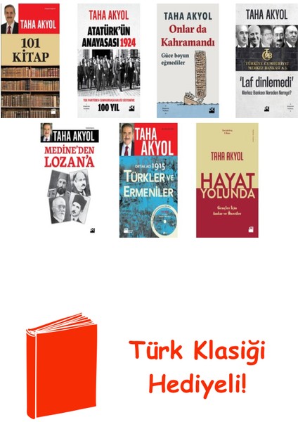 Taha Akyol 7 Kitap Seti + Türk Klasiği Hediye