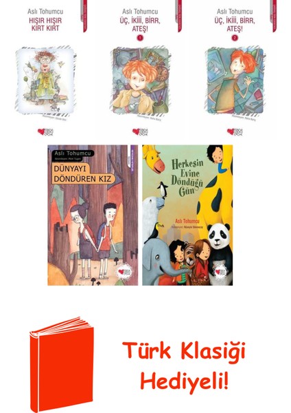 Aslı Tohumcu 5 Kitap Seti + Türk Klasiği Hediye