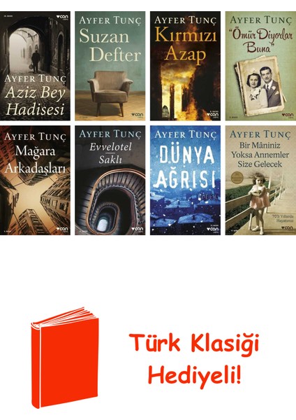 Ayfer Tunç 8 Kitap Seti + Türk Klasiği Hediye
