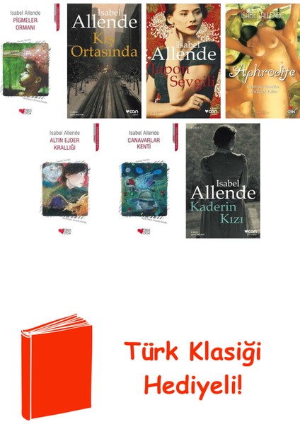 Isabel Allende 7 Kitap Seti + Türk Klasiği Hediye