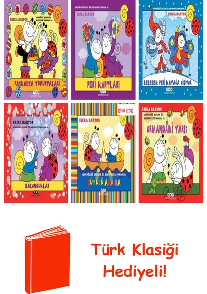 Erika Bartos 6 Kitap Seti + Türk Klasiği Hediye