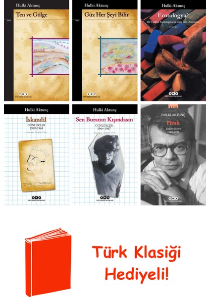 Hulki Aktunç 6 Kitap Seti + Türk Klasiği Hediye