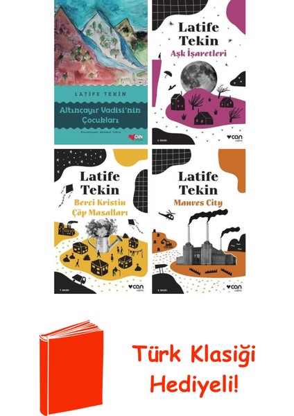 Latife Tekin 4 Kitap Seti + Türk Klasiği Hediye
