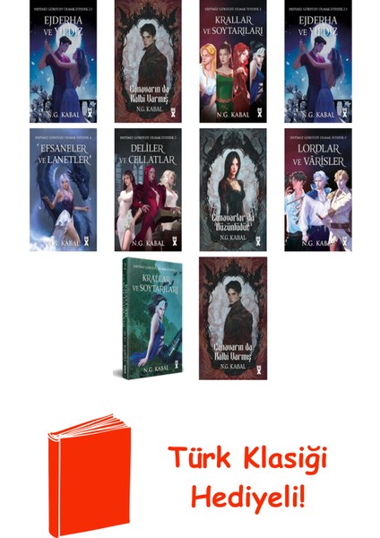 N. G. Kabal 10 Kitap Seti + Türk Klasiği Hediye