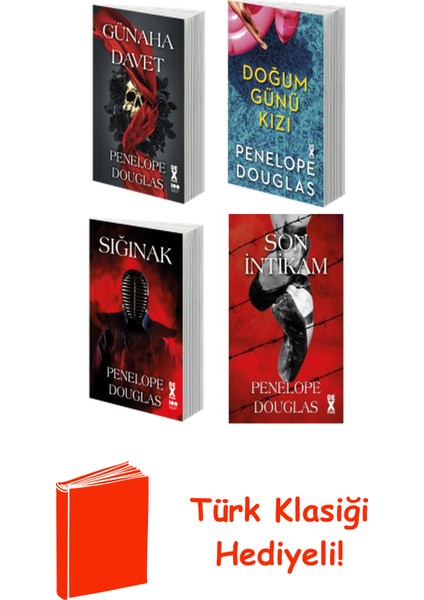 Penelope Douglas 4 Kitap Seti + Türk Klasiği Hediye
