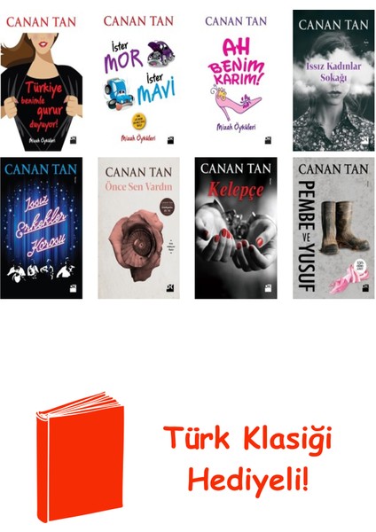 Canan Tan 8 Kitap Seti + Türk Klasiği Hediye