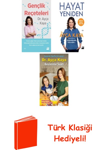 Dr. Ayça Kaya 3 Kitap Seti + Türk Klasiği Hediye
