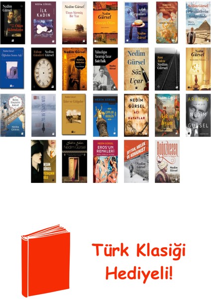 Nedim Gürsel 27 Kitap Seti + Türk Klasiği Hediye