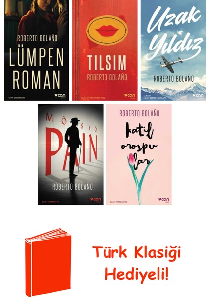 Roberto Bolaño 5 Kitap Seti + Türk Klasiği Hediye