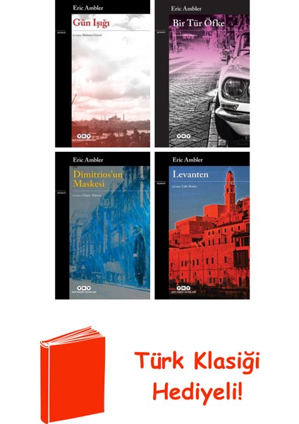 Eric Ambler 4 Kitap Seti + Türk Klasiği Hediye