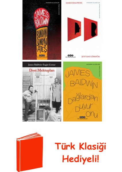James Baldwin 4 Kitap Seti + Türk Klasiği Hediye