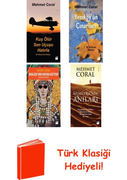 Mehmet Coral 4 Kitap Seti + Türk Klasiği Hediye