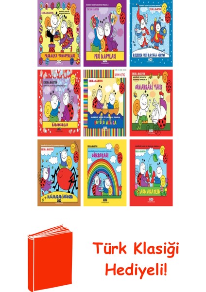 Erika Bartos 9 Kitap Seti + Türk Klasiği Hediye
