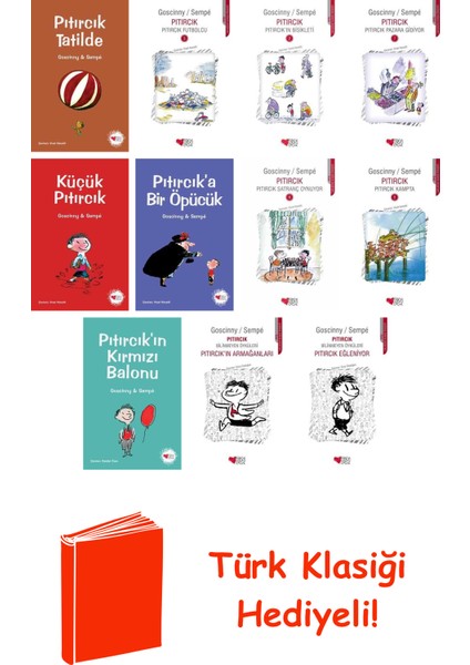 René Goscinny 11 Kitap Seti + Türk Klasiği Hediye