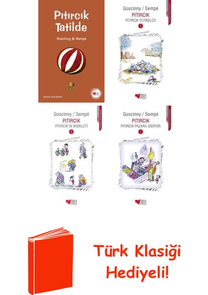 René Goscinny 4 Kitap Seti + Türk Klasiği Hediye
