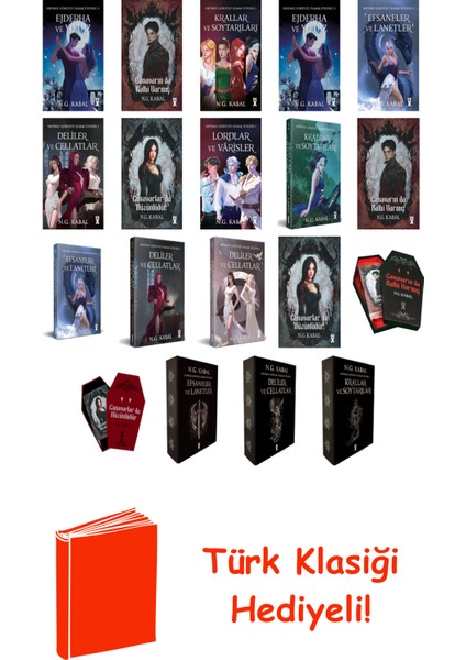 N. G. Kabal 19 Kitap Seti + Türk Klasiği Hediye