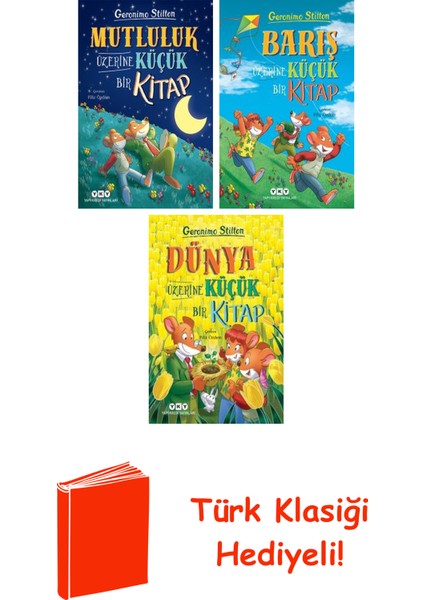 Geronimo Stilton 3 Kitap Seti + Türk Klasiği Hediye
