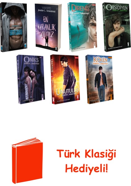 Jennifer L. Armentrout 7 Kitap Seti + Türk Klasiği Hediye