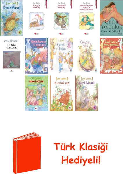 Can Göknil 13 Kitap Seti + Türk Klasiği Hediye