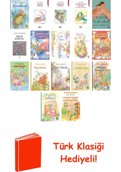 Can Göknil 17 Kitap Seti + Türk Klasiği Hediye