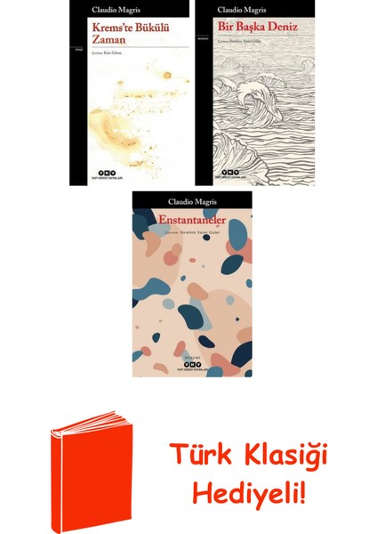 Claudio Magris 3 Kitap Seti + Türk Klasiği Hediye