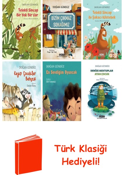 Doğan Gündüz 6 Kitap Seti + Türk Klasiği Hediye