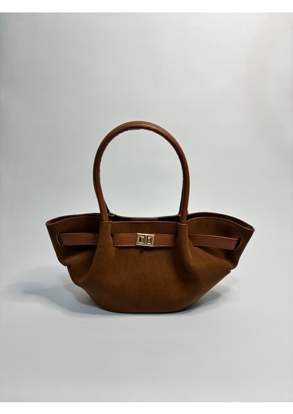 Magnolia Taba Süet Kadın Omuz ve El Çantası modelleri