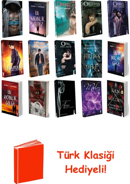 Jennifer L. Armentrout 15 Kitap Seti + Türk Klasiği Hediye