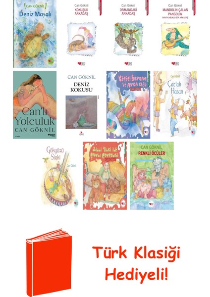 Can Göknil 11 Kitap Seti + Türk Klasiği Hediye